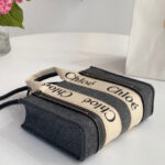 Chloe Small Woody Tote Bag With Strap